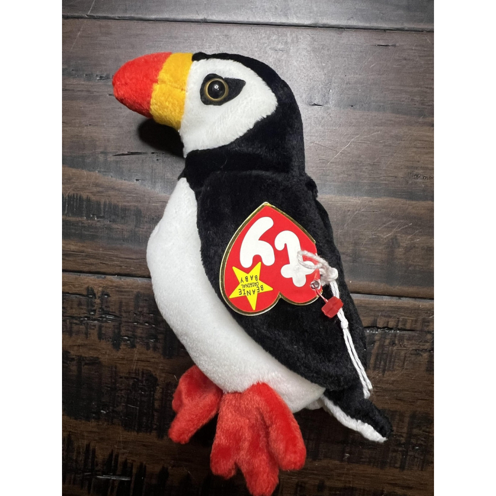 Ty Beanie Babies Puffer Puffin Bird Plush 1997 Stuffed Animal Toy